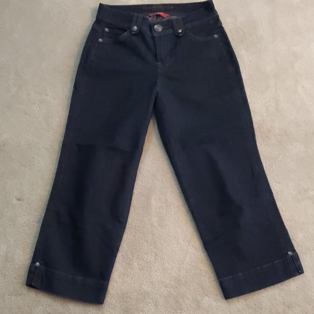 Charter Club dark blue crop jeans